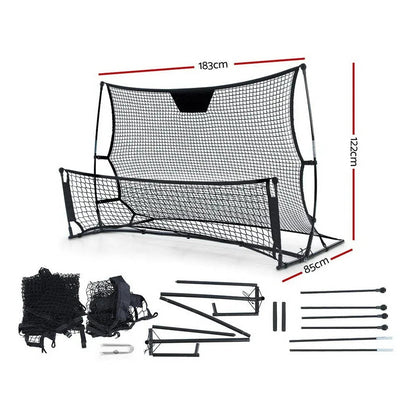 Everfit Portable Soccer Rebounder Net Volley Training Football Goal