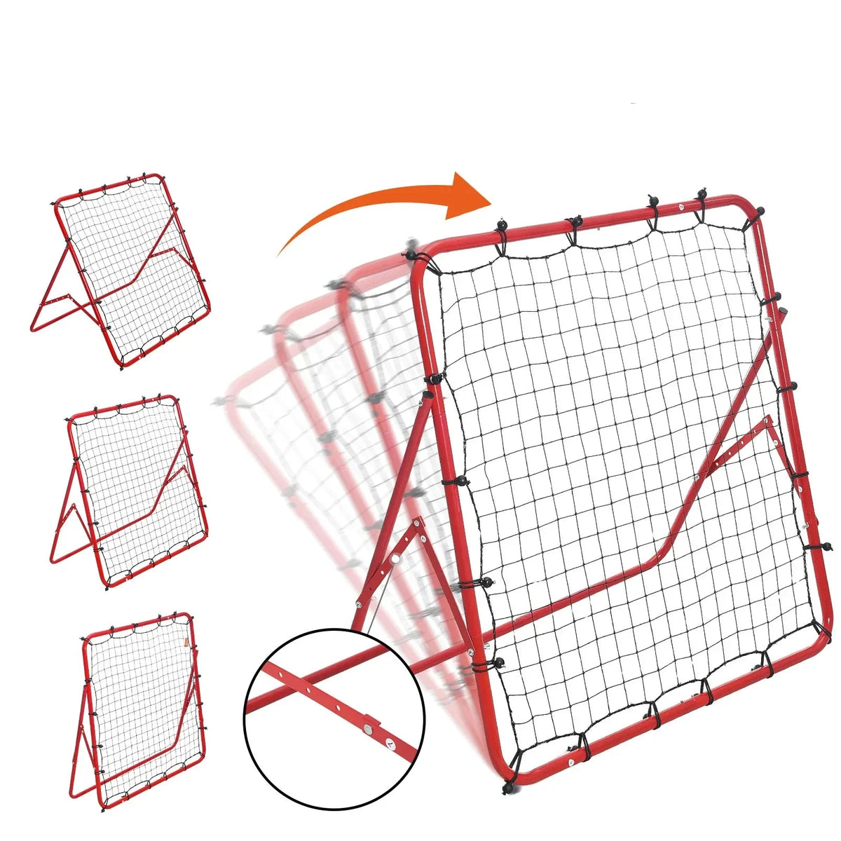 Soccer Rebound Net Portable Football Training Goal