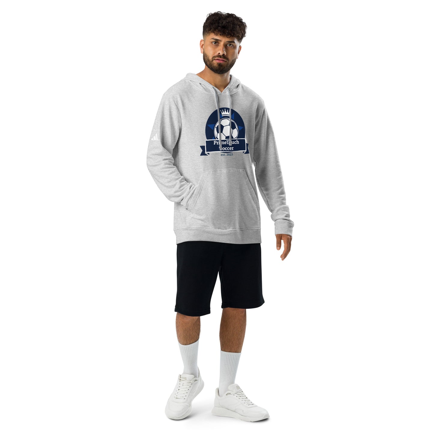 PrimeTouch Logo adidas fleece hoodie