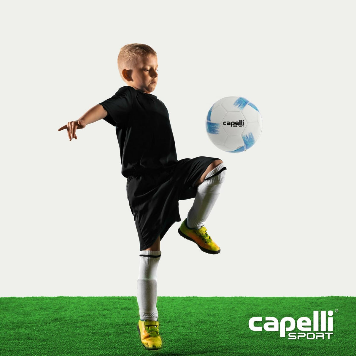 Capelli Sport Tribeca Strike Team Soccer Ball Size 3 Blue/Turquoise