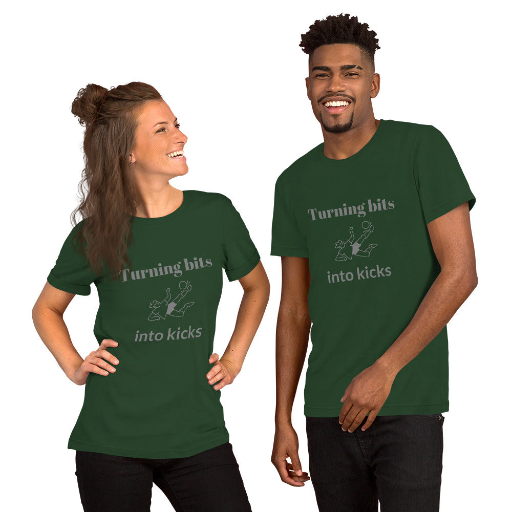 Bits to Kicks Unisex t-shirt