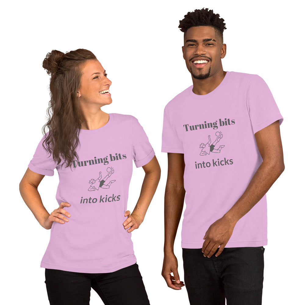 Bits to Kicks Unisex t-shirt