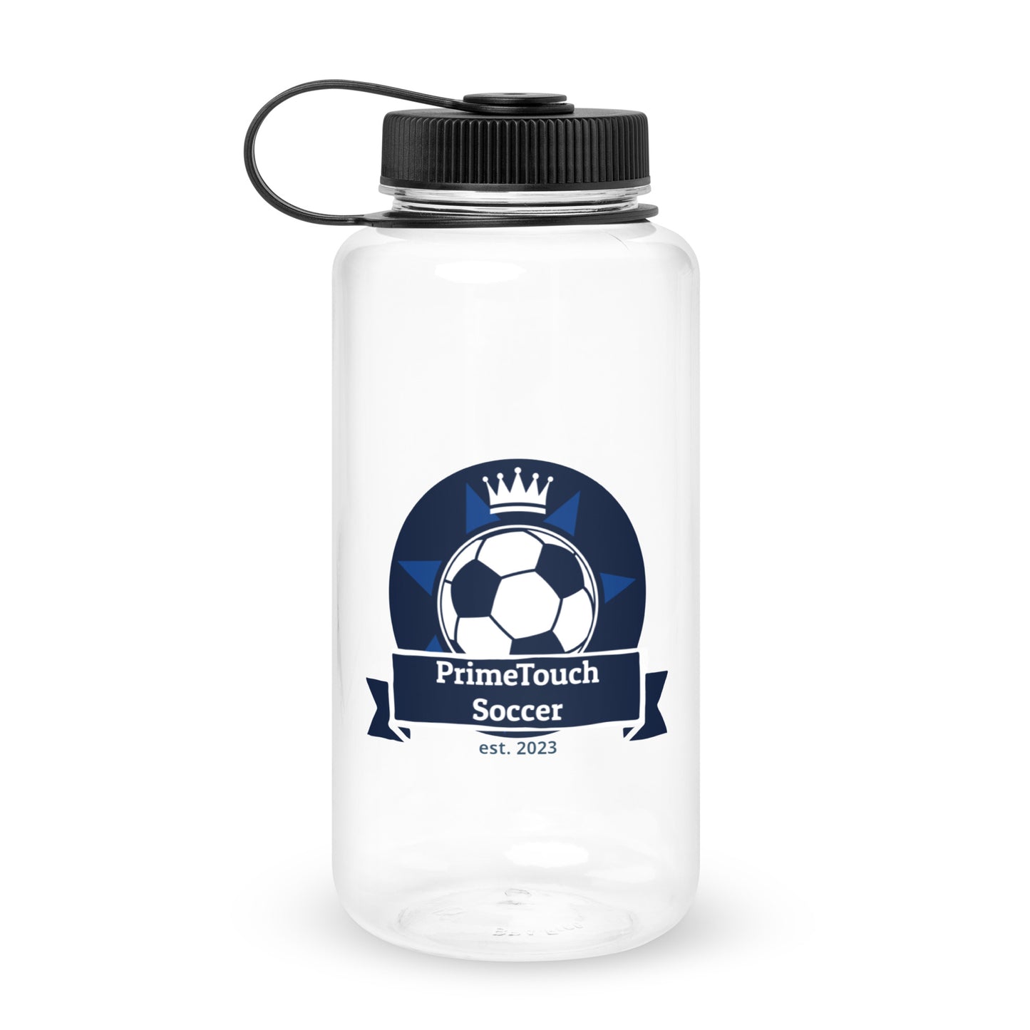 PTS Logo Wide mouth plastic water bottle