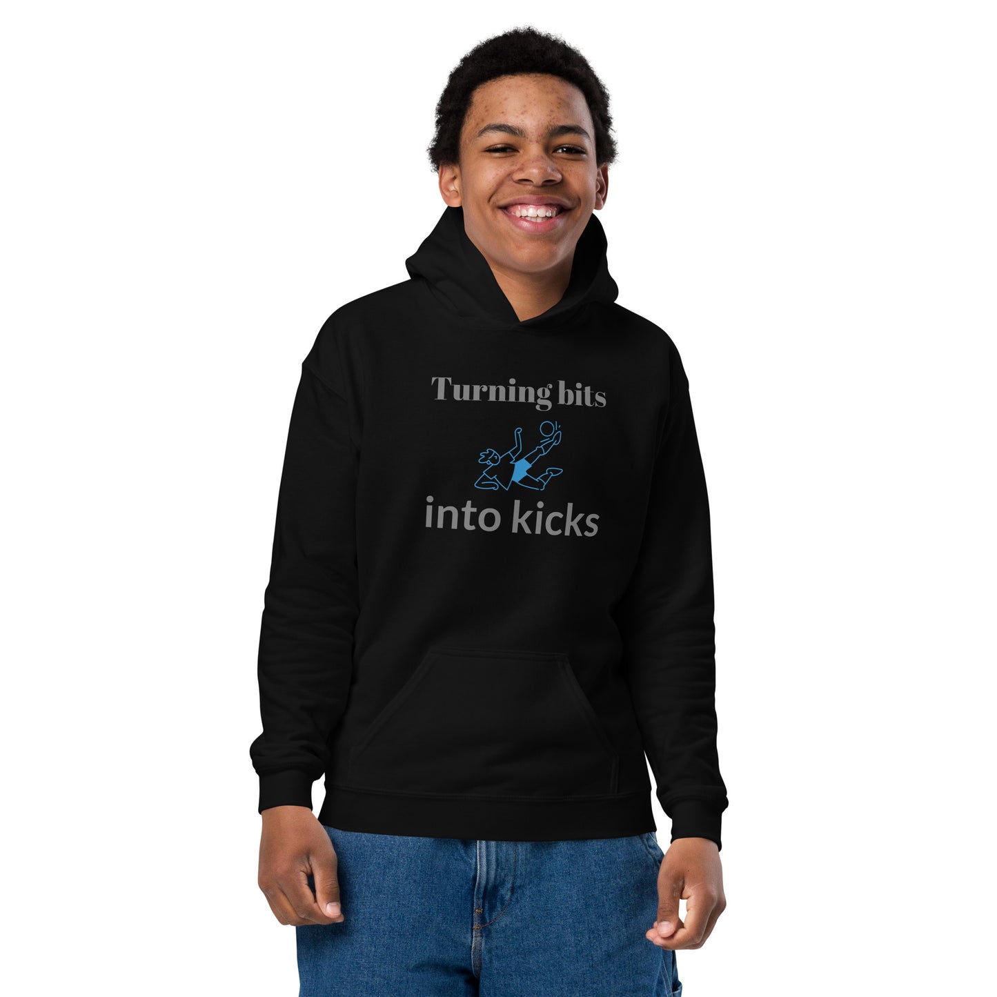 Bits Into Kicks heavy blend hoodie