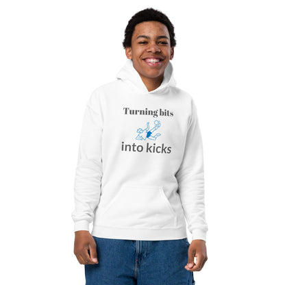 Bits Into Kicks heavy blend hoodie