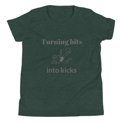 Bits to Kicks Youth Short Sleeve T-Shirt